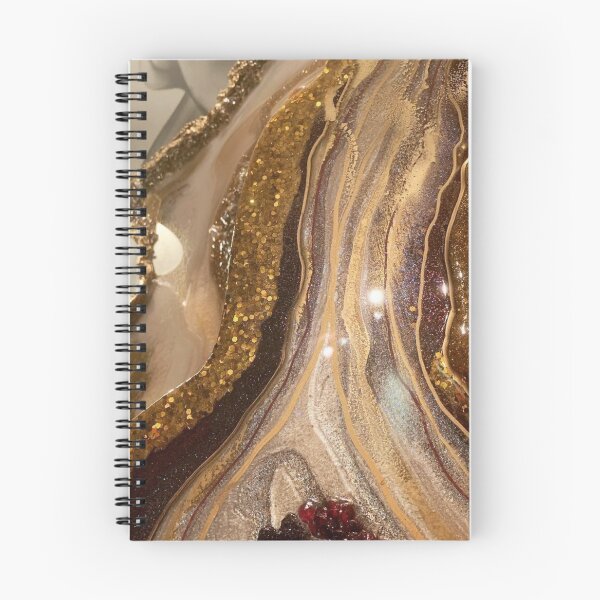 Item preview, cranberry, beige and gold marble print designed and sold by HadeeeeL.