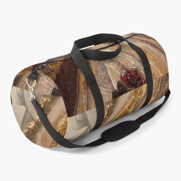 Item preview, cranberry, beige and gold marble print designed and sold by HadeeeeL.