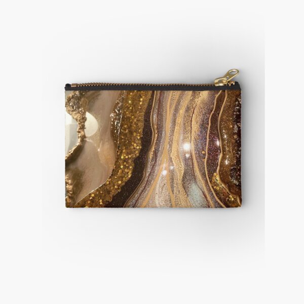 Item preview, cranberry, beige and gold marble print designed and sold by HadeeeeL.