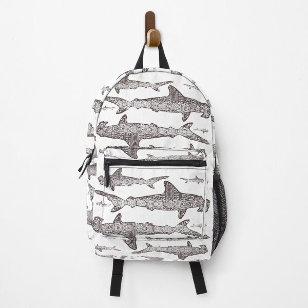 Item preview, Surf Hammerhead Sharks Internal Hawaiian Pattern designed and sold by pelagio.