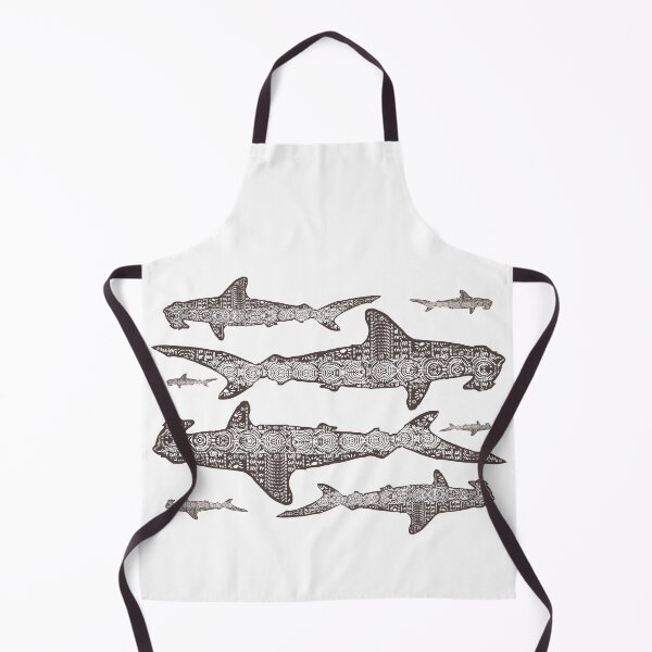 Item preview, Surf Hammerhead Sharks Internal Hawaiian Pattern designed and sold by pelagio.