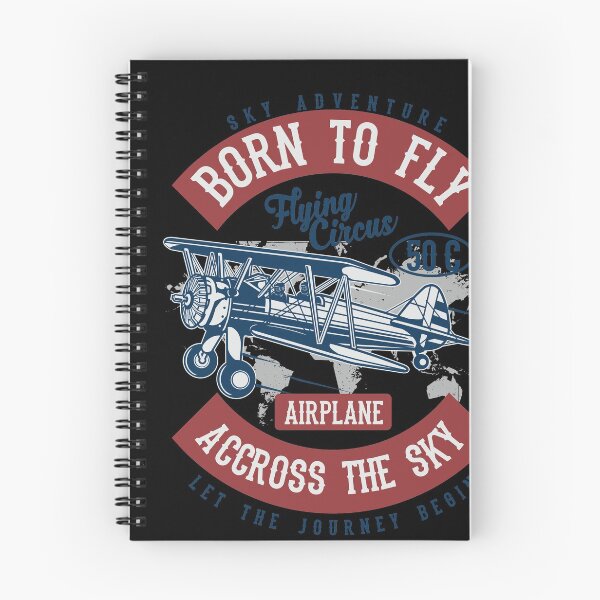 Item preview, Born To Fly Airplane in the Sky Bi Plane Aviation designed and sold by sloganz.