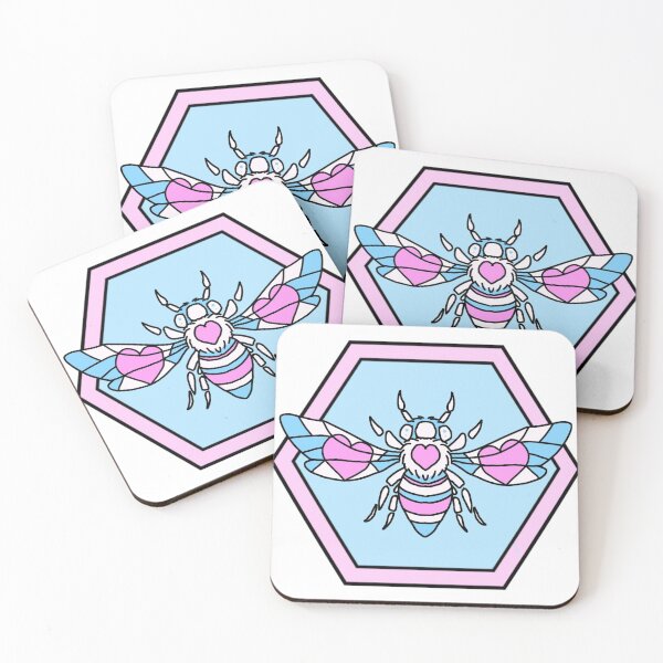 Item preview, Trans Pride Bee designed and sold by Screaming-Frog.