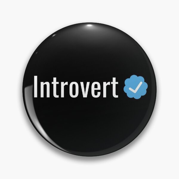 Item preview, Verified Introvert | Verified Blue Tick designed and sold by NoirOwned.