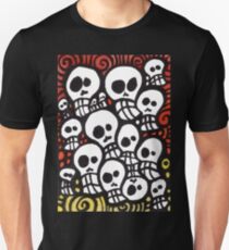 Day of the Dead Sugar Skull Crowd Unisex T-Shirt