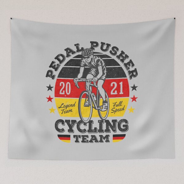 Item preview, Pedal Pusher Cycling Team Germany Flag Road Bike Gravel Cyclist designed and sold by grinta2021.