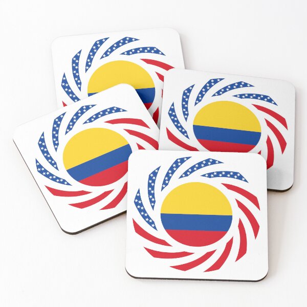 Item preview, Colombian American Multinational Patriot Flag Series designed and sold by Carbon-Fibre Media.