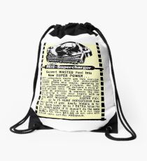 Mini Supercharger advert. Drawstring Bag