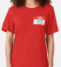 My name is Barry Allen... Slim Fit T-Shirt