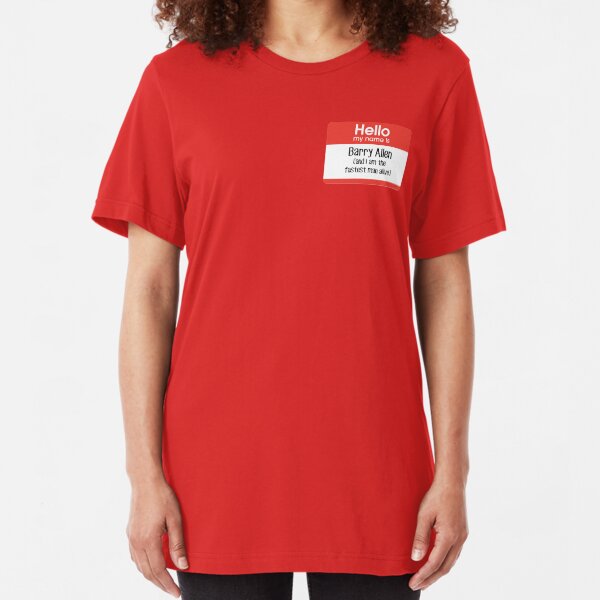 My name is Barry Allen... Slim Fit T-Shirt