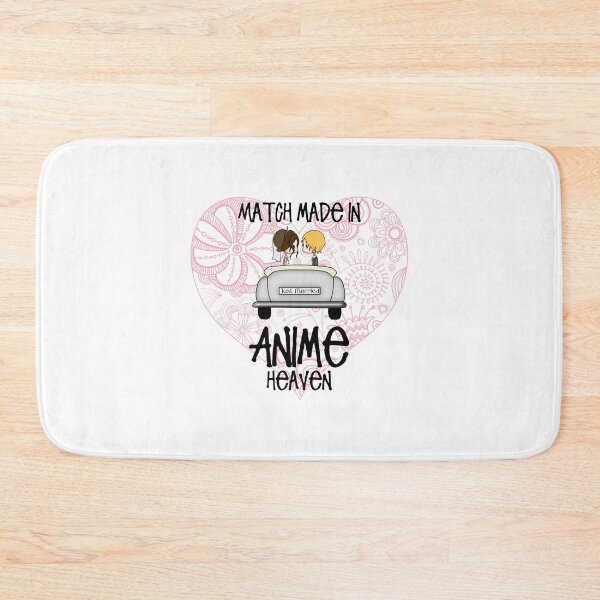 Item preview, Just Married - Match Made in Anime Heaven! (On White) designed and sold by epinkb.