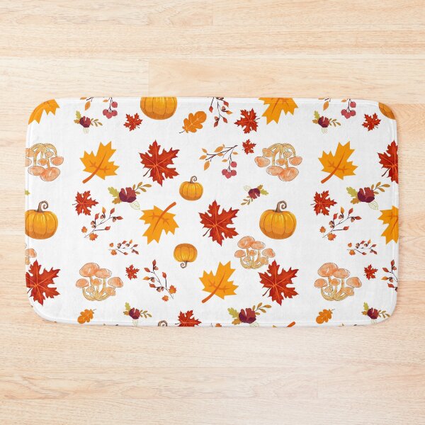 Item preview, Autumn leaves detail pattern designed and sold by Cattigal.