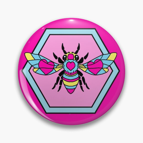 Item preview, Pan Pride Bee designed and sold by Screaming-Frog.
