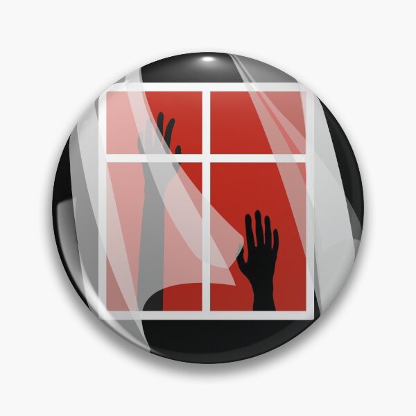 Item preview, Silhouettes of hands in the window designed and sold by parkinsmack.