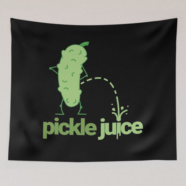 Item preview, Pickle Juice Funny Meme Design. This is where pickle juice comes from LOL. Cartoon pickle rick doing what pickles do. designed and sold by tiredofwinning.