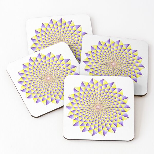 Item preview, Mandala with 3D Optical illusion and Opposite colors designed and sold by MandalaSoul.