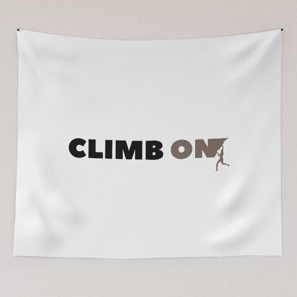 Item preview, Climb On. Rock Climbing designed and sold by Boulder Design Co.