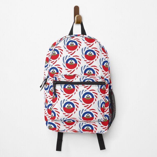 Item preview, Haitian American Multinational Patriot Flag Series (Heart) designed and sold by Carbon-Fibre Media.