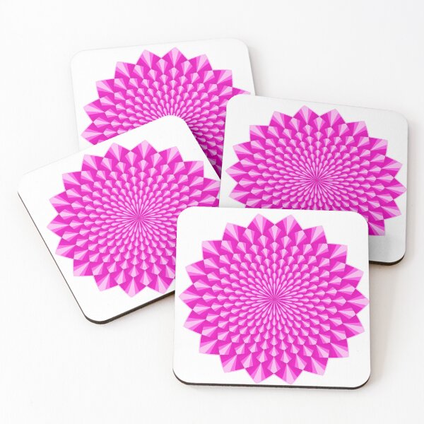 Item preview, Pink Floral Mandala with 3D Effect designed and sold by MandalaSoul.