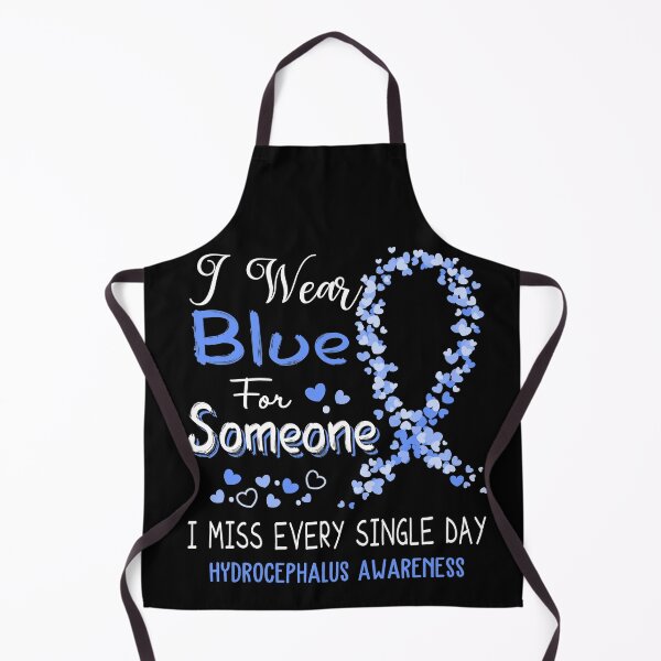 Item preview, I Wear Blue Hydrocephalus Awareness designed and sold by GennieShop.