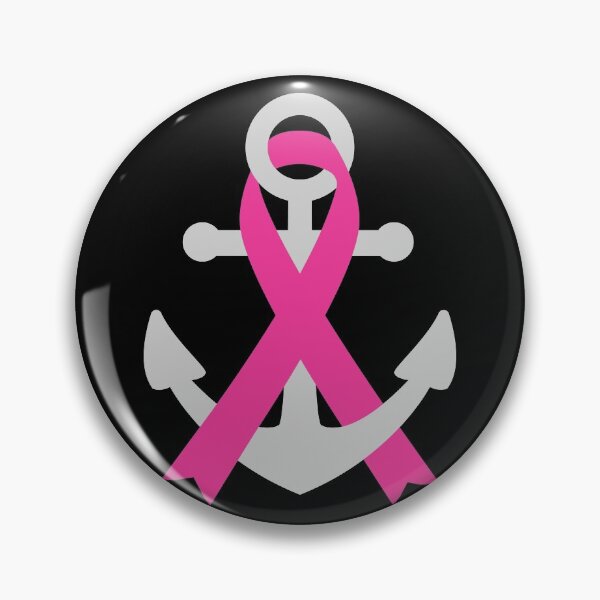 Item preview, Breast Cancer Awareness- Pink Anchor Ribbon designed and sold by HDPrinting.