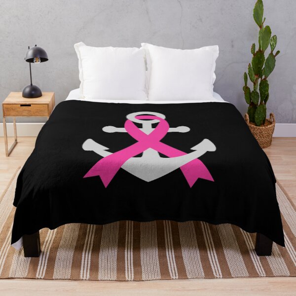 Item preview, Breast Cancer Awareness- Pink Anchor Ribbon designed and sold by HDPrinting.