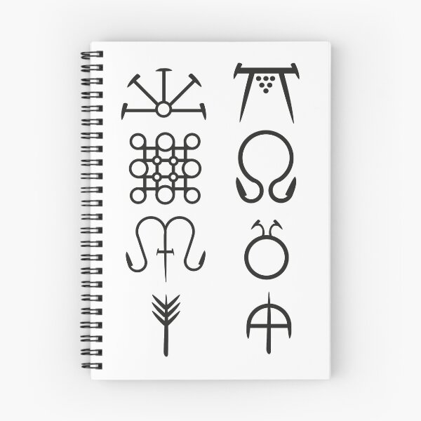Item preview, Sabbath Symbols Patern designed and sold by LuckyBurgh.
