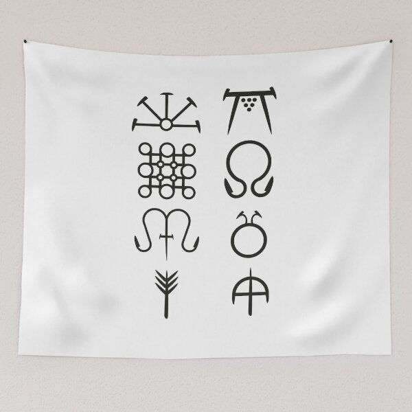 Item preview, Sabbath Symbols Patern designed and sold by LuckyBurgh.