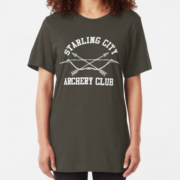 Starling City Archery Club – Arrow, Ollie Queen Slim Fit T-Shirt