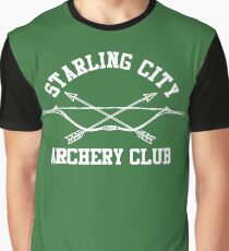 Starling City Archery Club – Arrow, Ollie Queen Graphic T-Shirt