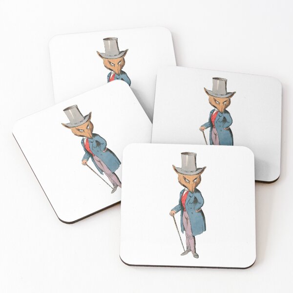 Item preview, Fox Person Vintage Print designed and sold by PorcelaineGhost.