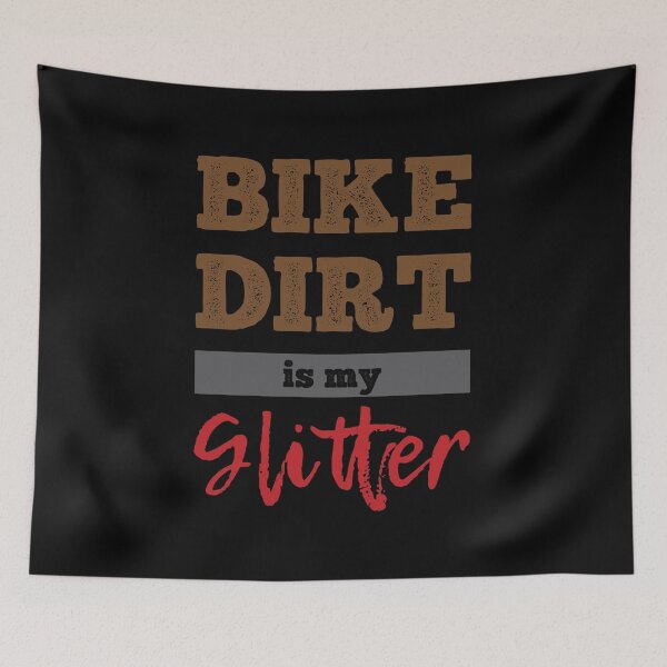 Item preview, Bike Dirt is my GlitterMotocross Off Road Dirt Bike Biker  designed and sold by Rzelemenz.