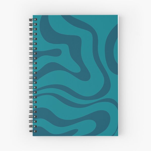 Item preview, Modern Liquid Swirl Abstract Pattern Square in Moroccan Teal and Blue designed and sold by kierkegaard.