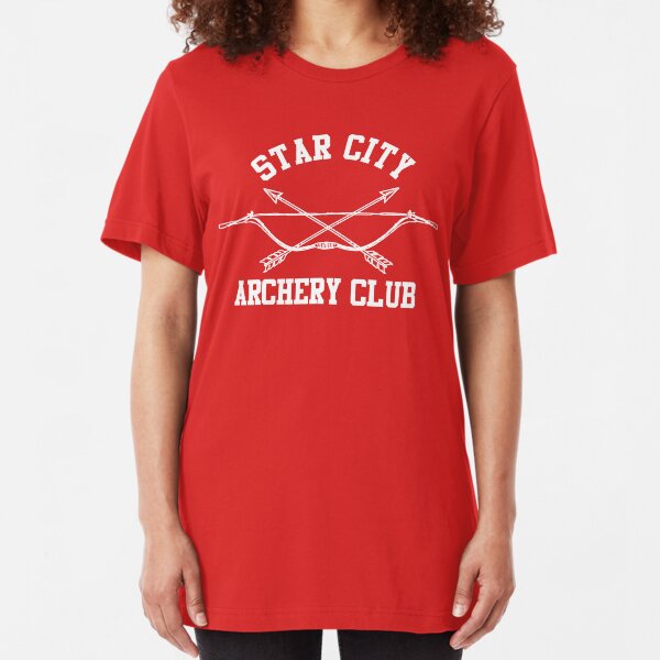 Star City Archery Club – Green Arrow, CW Slim Fit T-Shirt