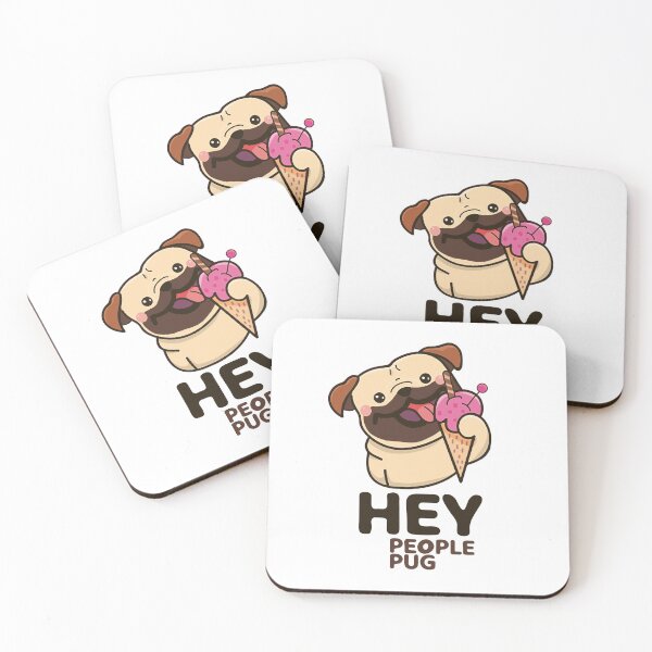 Item preview, Hey people pug designed and sold by wauymau.
