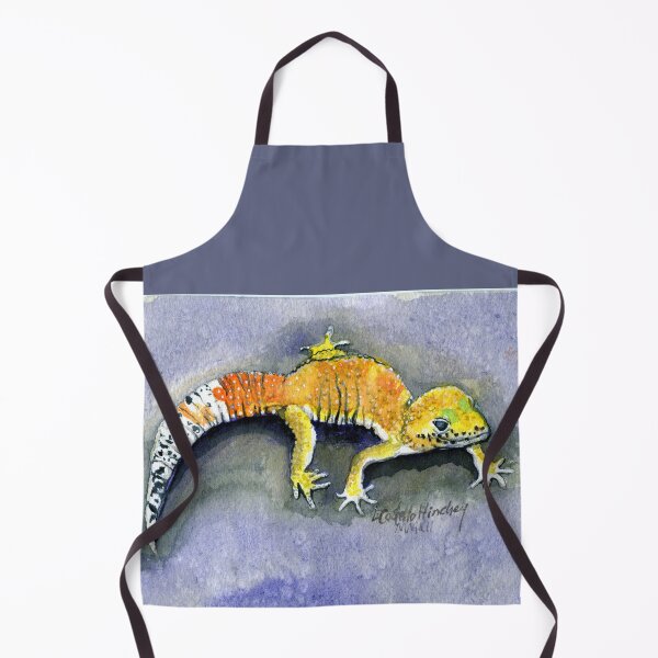 Item preview, Eliza the gecko, commissioned pet portrait designed and sold by chstudios.