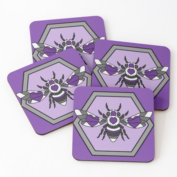 Item preview, Asexual Pride Bee designed and sold by Screaming-Frog.