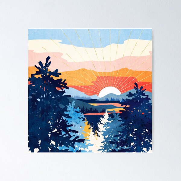 Item preview, Sunset Lake designed and sold by spacefrogdesign.