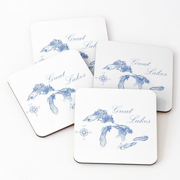 Item preview, Great Lakes designed and sold by CartographyJake.