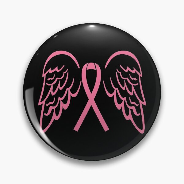Artikelvorschau, Brustkrebs-Bewusstsein - Pink Ribbon Angel Wings entworfen und verkauft von HDPrinting.