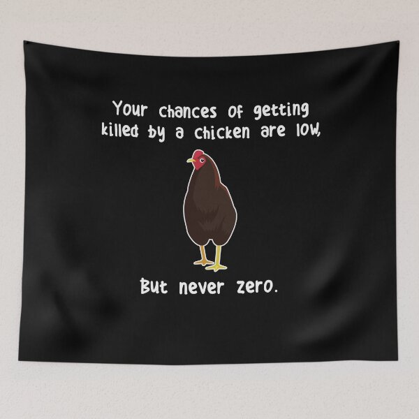 Item preview, Never Zero Chicken designed and sold by Clara Hollins.