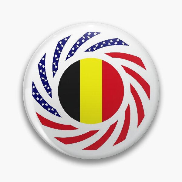 Item preview, Belgian American Multinational Patriot Flag Series designed and sold by Carbon-Fibre Media.