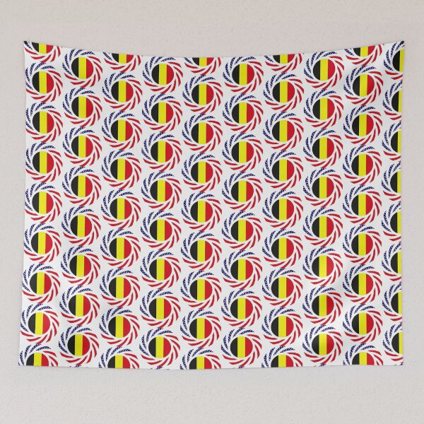 Item preview, Belgian American Multinational Patriot Flag Series designed and sold by Carbon-Fibre Media.