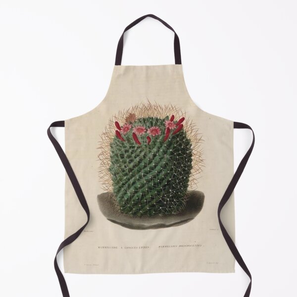 Item preview, Vintage Cactus Illustration with Red and Pink Flowers designed and sold by xostarboyxo.