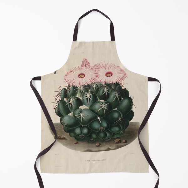Item preview, Vintage Cactus Illustration with Pink Flowers designed and sold by xostarboyxo.