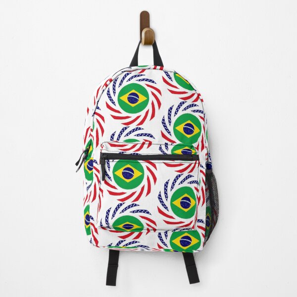 Item preview, Brazilian American Multinational Patriot Flag Series designed and sold by Carbon-Fibre Media.
