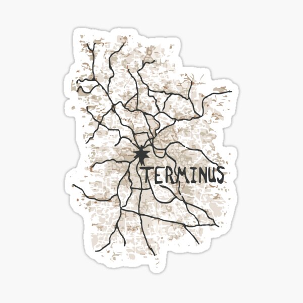 Terminus Map Sticker