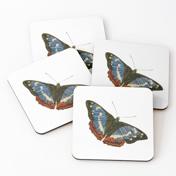 Item preview, Vintage Blue and Red Butterfly Illustration designed and sold by xostarboyxo.