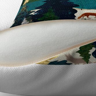 Alternate view of Amber Fox Throw Pillow