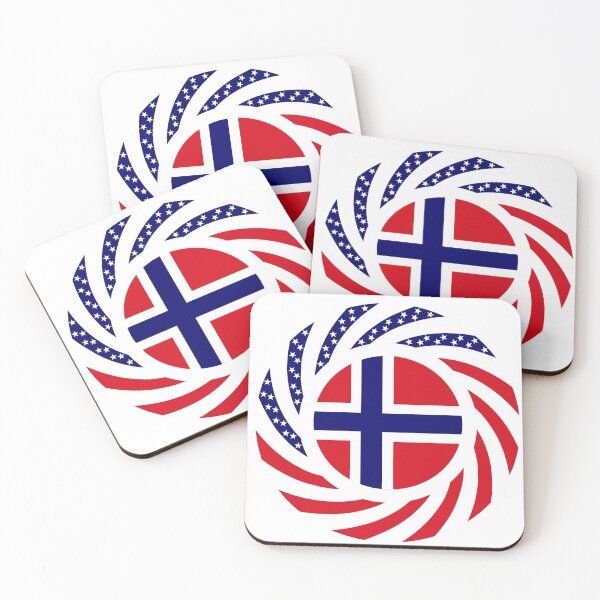 Artikelvorschau, Norwegische amerikanische multinationale Patriot-Markierungsfahnen-Serie entworfen und verkauft von Carbon-Fibre Media.